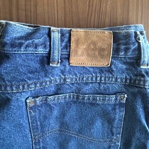 Lee Men's Deep Blue Denim Jeans